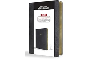 Santa Biblia / Holy Bible: Biblia Reina Valera 1909, Letra Super Gigante, Simil Piel, Negro / Bible Reina Valera 1909, Super Giant Print, Leathersoft, Black