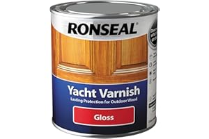 Ronseal YVG500 500ml Exterior Yacht Varnish Gloss