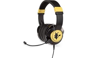 POWERA Casque de Jeu Filaire Pokémon Silhouette Pikachu Compatible avec Xbox One/PS4/Switch/PC/Mac/Mobile
