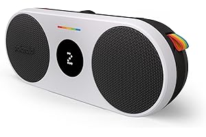 Polaroid P2 Music Player (Black) - Powerful Portable Wireless Bluetooth Speaker Rechargeable with Dual Stereo Pairing