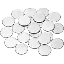 QUARKZMAN 5Pcs Disques En Acier Inoxydable, 50mm De Diamètre, 3mm D' Épaisseur En Acier Inoxydable 304 Feuille Ronde Plate Ronde Pour L'Estampage Du Métal Et La Fabrication De Bijoux