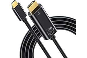 CABLEGLAXAY Cavo USB C a HDMI 1.8M, Cavo USB C HDMI Tipo C a HDMI 4K Cavo Thunderbolt 3 compatibile per MacBook Pro 2018/2017, MacBook Air/iPad Pro 2018, Samsung Galaxy S10/S9, Surface Book Usw