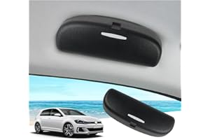 ‎GAFAT GAFAT Glasses Holder Glasses Case for Golf 7/Tigua-n/Passa-t B8 Variant/Touran/AR-teon/Atlas, Sunglasses Holder Glasses Case Car Interior Storage Box Organiser (Black)