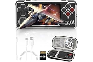 S_WAY Retro Handheld Games Consoles for Miyoo A30, 2.8in IPS Screen Linux System Gaming Handheld Support Wifi and Various Game Simulator with 10000+ Games, Bag, 64G TF, 2600mAh Emulator Console