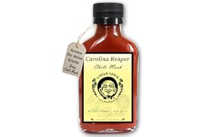UNCLE SPICE® Carolina Reaper Chili Mash, 100ml Chili-Konzentrat im Glas, 82% schärfste Chilischote der Welt als fermentiertes Püree, Gewürzsauce zum Mischen - EXTREM SCHARF