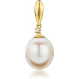 Miore Ciondolo Donna Perla di fiume Oro Giallo 14 Kt / 585