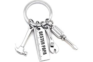 OuMaiFeng Vatertagsgeschenk Geschenke für Papa,Schlüsselanhänger Geschenk für Bester Papa Geburtstag Weihnachten,Vatertag