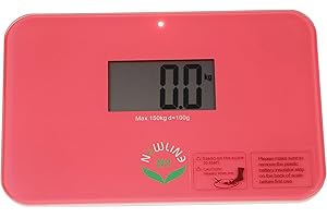 NEWLINE NY NewlineNY Auto Step On Super Mini Travel Bathroom Scale, 5.25" x 8.5" SBB0638SM (Strawberry Ice)