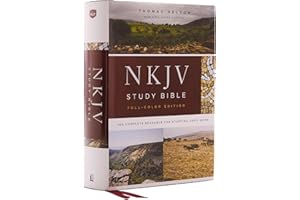 NKJV Study Bible, Hardcover, Burgundy, Full-Color, Comfort Print