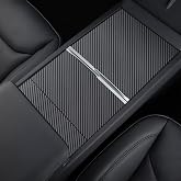 TESLA MODEL Y JUNİPER/MODEL 3 HIGHLAND Orta Konsol Koruyucu Karbon Fiber G&ouml;r&uuml;n&uuml;ml&uuml; Kaplama