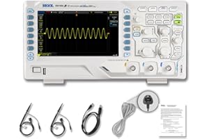RIGOL DS1202Z-E Digital Oscilloscope, 200MHz Bandwidth, 2 Analog Channels, 24Mpts Memory Depth, 1G Sa/s Sampling Rate, Free Trigger and Decoding Functions, 3 Years Warranty