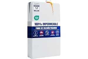 Utopia Bedding Premium Waterproof Mattress Encasement Double Bed (135 x 190 x 30 cm), Zippered Mattress Protector, Bed Bug and Dust Mite Proof Mattress Cover, White