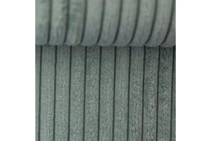 SWAFING Polsterstoff Möbelstoff Cord-Samt Taschenstoff WANJA | grob gerippt | Abriebfestigkeit >90.000 Zyklen | 17 Farben (mint)