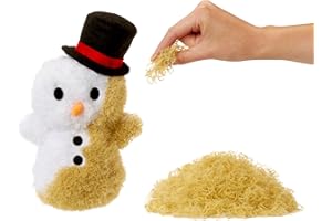 Fluffie Stuffiez Holiday Lebkuchenmann - Kleines Plüsch-Sammlerstück - Überraschung beim Auspacken - Kuschelweicher ASMR Flaum - Fidget, Basteln, Fell Abziehen - für Kinder ab 4 Jahren und Sammler