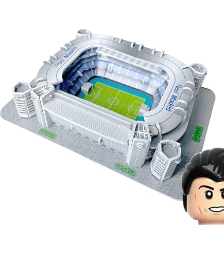 Puzzle 3D Megableu – Stade Bollaert RC Lens – 147 Pièces – LED Incluses – Dès 7 Ans