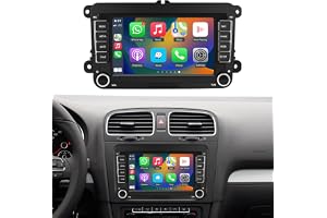 Road Top 7 tums bilradio trådlös CarPlay pekskärm för Volkswagen/Skoda/Seat, stöd för trådlös CarPlay/Android Auto/Mirrorlink