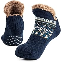 Calze Termiche Uomo Con Fodera In Pile E Suola Antiscivolo - Ideali Per L'Inverno - Foto 10