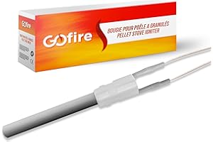 GÉNÉRIQUE Bougie céramique d'allumage pour poêle à granulé compatible EDILKAMIN/PALAZZETTI/FONTE-FLAMME/RAVELLI/TRESCO (111/78mm - Ø11,55mm - 300 W - lisse)