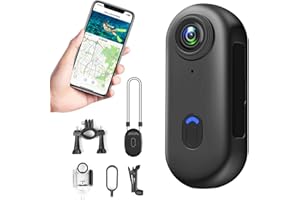 CYI Action Camera 4K Ultra HD con WiFi, Portatile Videocamera Sportiva Impermeabile 30m, Telecamera Casco Moto Con morsetti a 360°，120°Grandangolo, 150 Minuti per Moto/Ciclismo/Sci/Subacquea