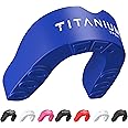 Titanium Sports Premium Mouth Guard - Slim Fit Sports Mouth Guard with Case - Gum Shield for Jaw Protection in Contact Sports - Durable Boxing, MMA, Judo, Karate, Rugby, Hockey, Football Mouthguard