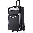 FLYMAX 32" Extra Large Suitcase Lightweight Luggage Expandable Hold Check in Travel Bag on Wheels Black 129L