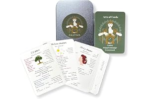 Lenormand Deck de Cartes d'apprentissage 36 Cartes avec significations avec Mots clés Apprendre à Tirer Les Cartes Facilement Deck de Cartes d'oracle avec Mots Français