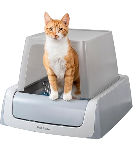 ChatMignon Reusable Cat Litter Box Made of Stainless Steel 304, Compatible with Pet-Safe Scoop-Free, Very Durable, Odour and Stain Resistant (Plastic