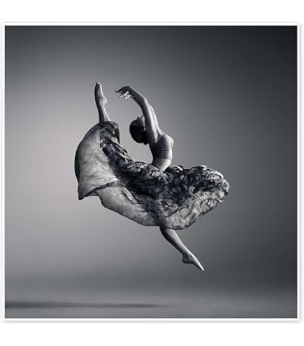 Hangende balletschoenen – elegante poster
