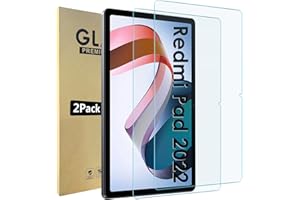 Bigqin 2 Lot Verre Trempé Compatible avec Xiaomi Redmi Pad 10,61" (2022 Released), Protection Écran Anti-rayures, Film de Protection écran, HD Transparent, 9H Dureté
