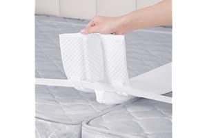 WINSOON Pont d'amour pour matelas avec sangle de serrage de 200 x 25 cm, housse amovible et lavable en machine, pour les familles et les couples