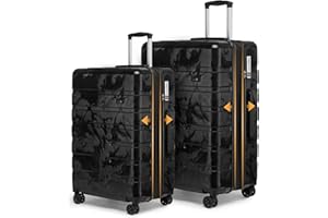 Sea choice Set di Valigie Rigide 2 Pezzi L/XL Bagaglio Leggero Espandibile Ultra Durevole Valigia Trolley da Viaggio RPO
