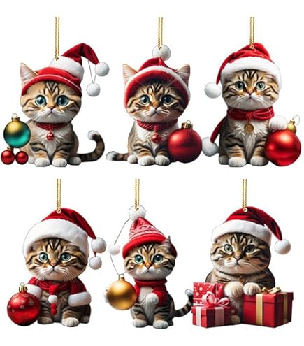 2 Stück Freche Weihnachtsmann Ornamente 5cm - Lustige Santa Deko Für Weihnachtsbaum