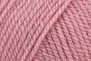 KHASO Stylecraft Special DK Crochet Yarn, Soft 100% Double Knitting Wool for Toys, Blankets, Cushion Covers, Jumpers - 100g Balls - Pale Rose (1080) - Pack of 3