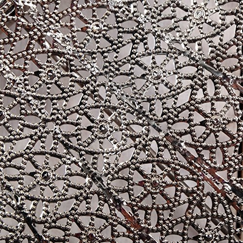 RUNDER METALL WANDSPIEGEL „MARY“ | 78 cm, silber | Spiegel mit Rahmen, Wanddekoration - 5