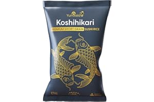 Yum Asia Koshihikari Riz à sushi blanc à grains courts 5kg