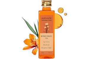 Auravedic Kumkumadi Oil For Face 100 Ml, Kumkumadi Tailam Face Oil For Glowing Skin, Dark Spot Corrector Face Serum