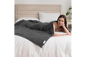 Good Nite Gewichtsdecke 6 kg - Schwere Anti-Stress Decke für Erwachsene (125x180 cm) Weighted Blanket zur Entspannung & besseren Schlaf