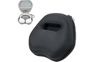 Hzycwgone Twardy Futerał do Edifier W820NB Słuchawki Bluetooth z Redukcją Szumów,Pokrowiec Podróżny z Siatkową Torbą na Akcesoria(Czarny)