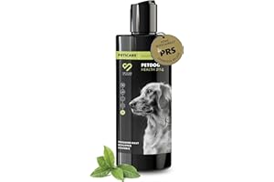 Peticare Chiens Shampooing Spécial Pellicules - Soin Efficace en Cas de Peau Sèche, Soulage Les Démangeaisons, Soigne la Peau, en Cas d'odeur désagréable - petDog Health 2114