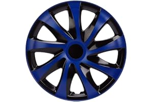 NRM KO250 Radzierblende Draco CS, Schwarz/Silber, 14 Zoll, 4er Set