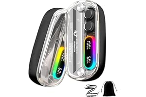 CATGIFF Scaldamani Elettrico Ricaricabile USB Riutilizzabile, 4 Livelli di Temperatura, 2 in 1 iscaldatore Elettrico Tascabile, Scaldamani Portatile Piccolo, Unisex Indoor Outdoor