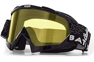 KINGBIKE Motocross Brille Mtb Brille Dirt Bike ATV Crossbrille goggle Sicherheit ATV Tactical Riding Motorradbrillen für MäNner Frauen Jugend Fit ÜBer Brille UV400