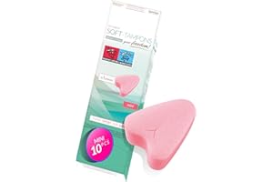 JOYDIVISION Soft-Tampons Mini I 10 Pieces I Threadless tampons for Sports, Swimming & spa I Menstrual sponges Ultra Soft I Easy Insertion & Removal I Mini Soft Tampon Without Thread