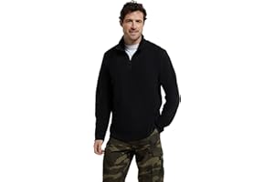 Mountain Warehouse Camber II Mens Half-Zip Fleece - Lightweight & Quick Dry Microfleece - Autumn, Winter, Outdoors