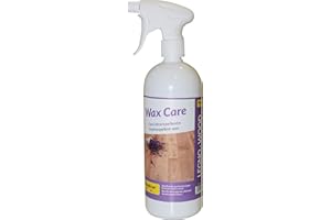 Chimiver - WAX CARE | Dispersión de ceras repelentes al agua para el mantenimiento de parquet barnizado, engrasado y encerado sujetos a alta pisada. Botella de 1L