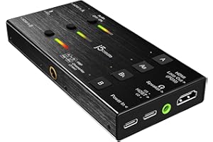 j5create Live Video Capture Card - Dual HDMI to USB-C, Supports 1080p 60Hz Video and Audio Recording, Power Delivery 60W Pass Through, Ideal for PC Xbox Playstation Android Game Live Streaming(JVA06)