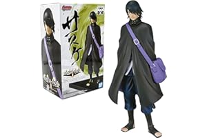 Bandai - Banpresto - Boruto: Naruto Next Generations - Sasuke - Figurine de Collection Sasuke Uchiwa Comeback Shinobi Relations SP2 - Licence Officielle Naruto - Figurine Collector 16cm - BP18003P