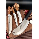 S&uuml;rLaz Satır Zırh Et Bı&ccedil;ağı 4 Par&ccedil;a Mutfak Bı&ccedil;ak Seti Handmade
