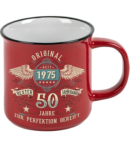 Close Up 50. Geburtstag Tasse „Ich Bin Nicht 50“ – 320 Ml, Keramik, Spülmaschinenfest, Witziges Geschenk