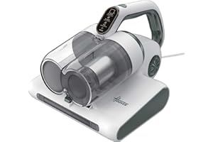 Hoover Battimaterasso HMC5, 4 Funzioni Automatiche: Battitura, Aspirazione, Lampada UV e Asciugatura, Leggero specificamente per l'eliminazione degli acari della polvere, ideale per letti, divani
